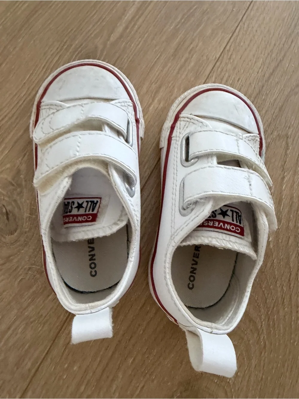 Converse Baby White Sneakers size 5